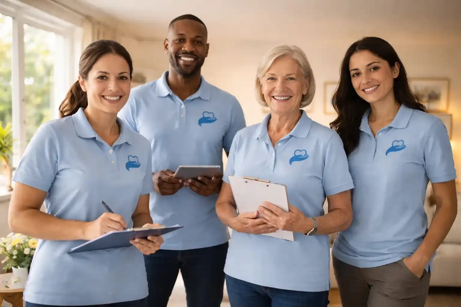 Accompagnement professionnel d'une personne âgée par une auxiliaire de vie Herya Care